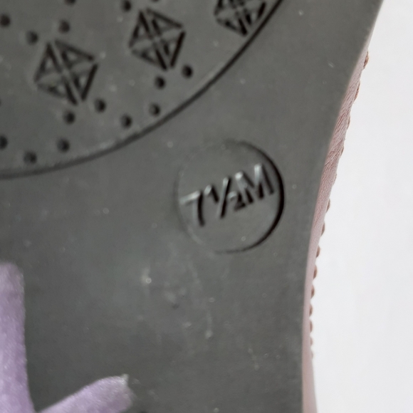 Antonio Melani Black Brown round toe wedge - Picture 8 of 8